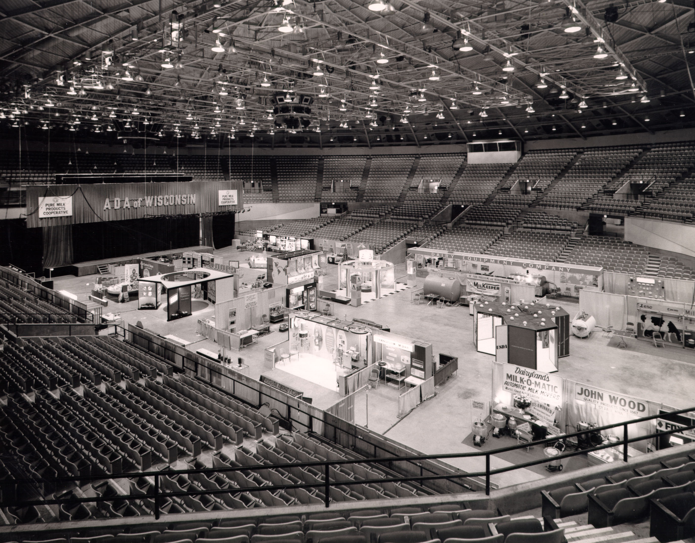 1967 Trade Show Floor World Dairy Expo