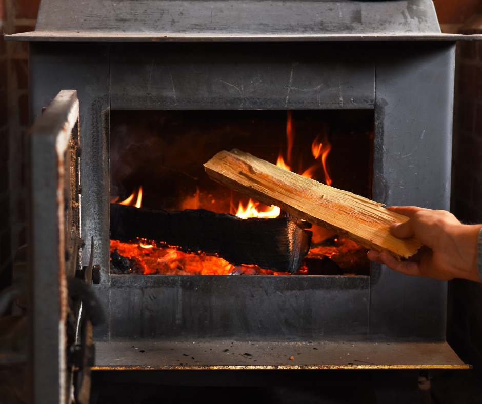 Using your wood stove safely