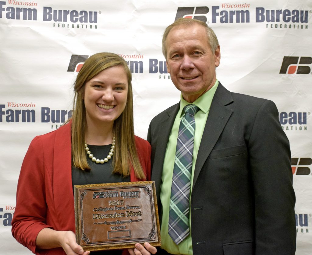 Alison Wedig Farm Bureau’s Collegiate Discussion Meet Winner