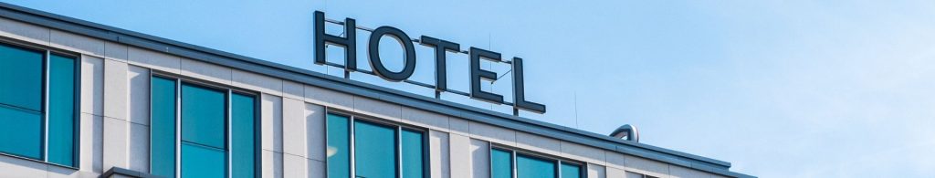 hotel sign on building