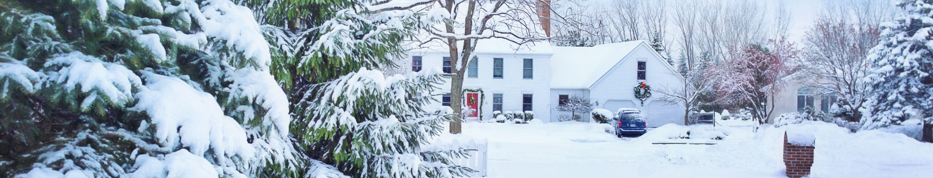 home in winter