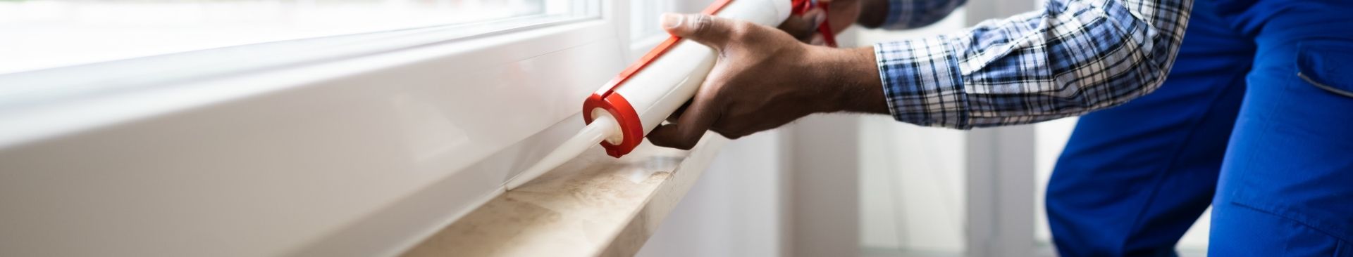 caulking window seal