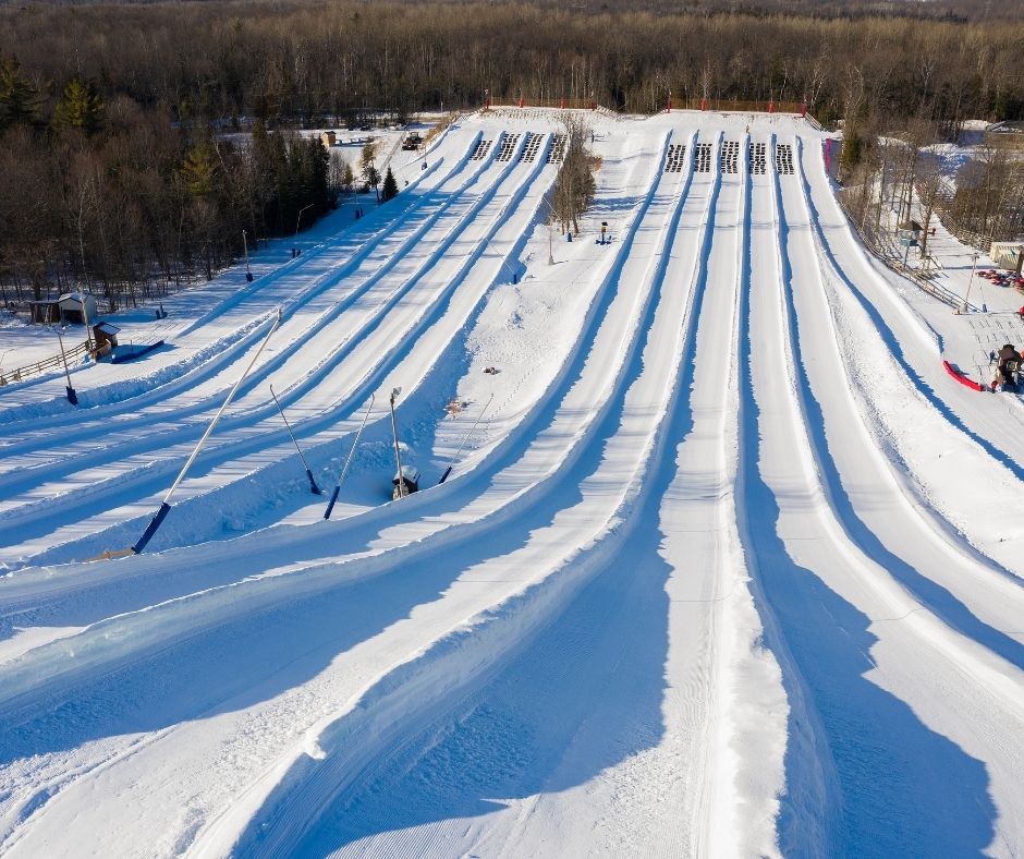 snow tubing runs