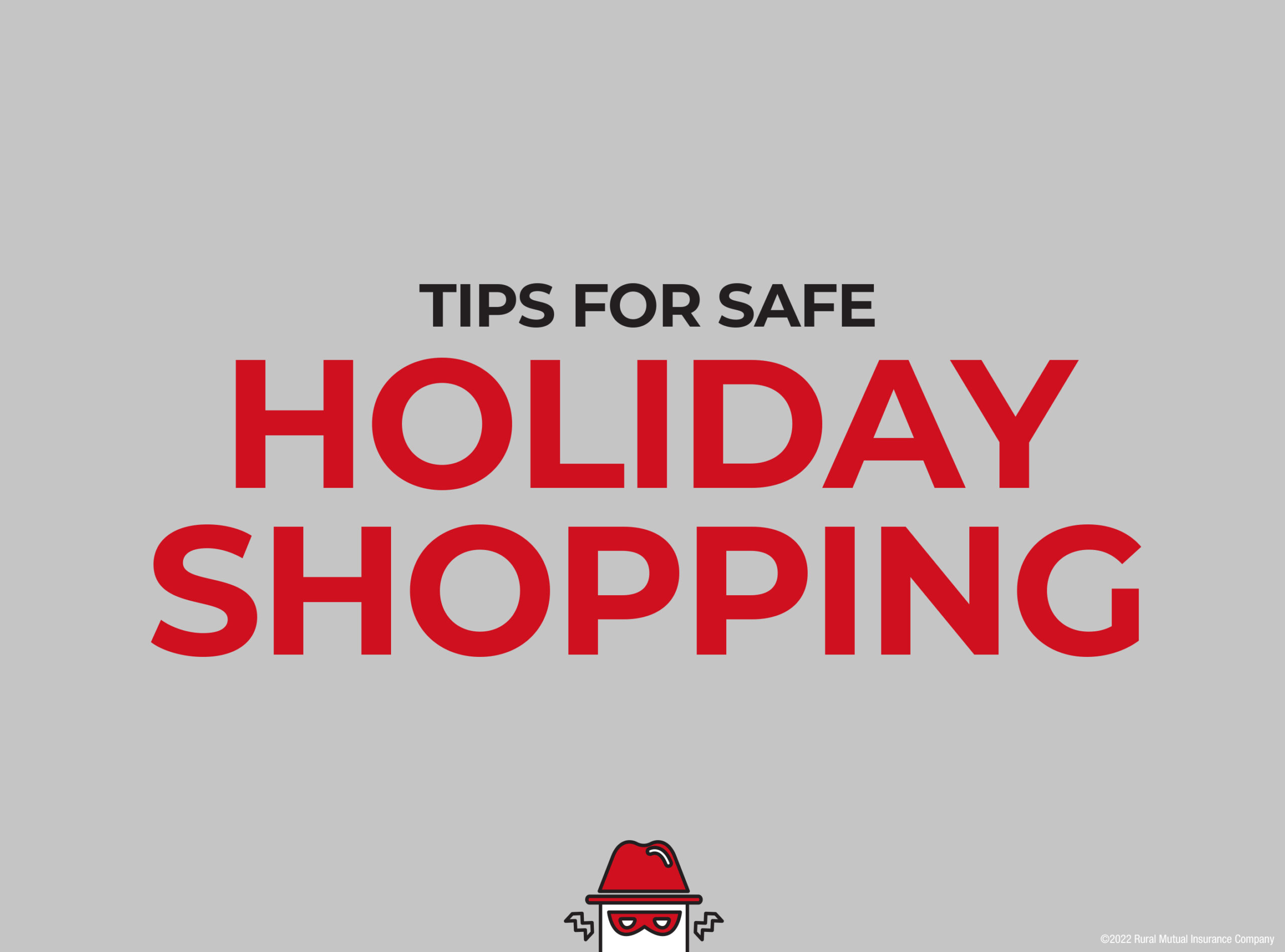 safe holiday shopping cover