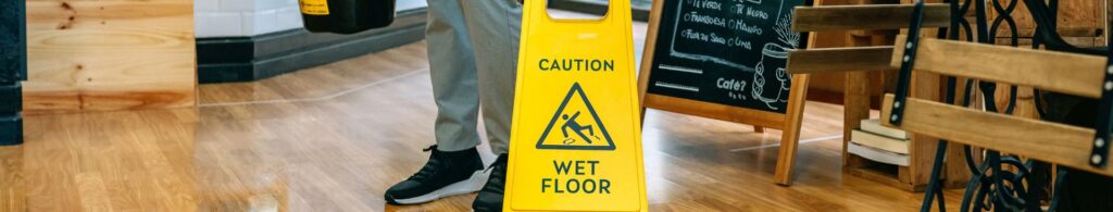 wet floor sign